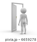 3d human - door 6659278