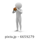 3d human - eat 6659279