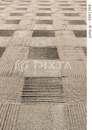 東福寺 開山堂庭園 市松の砂紋 東福寺 開山堂庭園 市松の砂紋 6661368