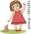 Girl and Dog 6661891