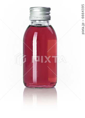 Bottle of red liquid 6664395
