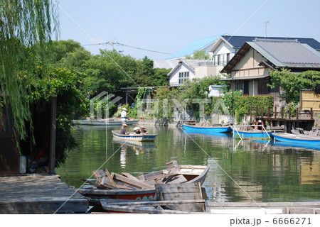 柳川 川下り 観光地 柳川 川下り 観光地 6666271