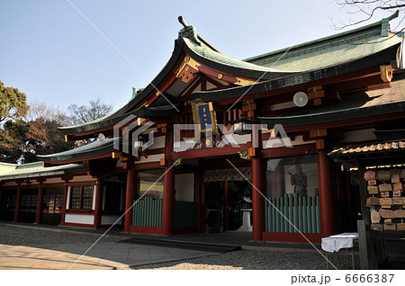 山王日枝神社　神門 6666387