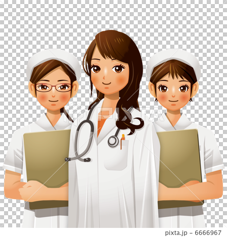 女性医師と看護師 6666967