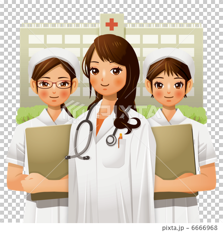 女性医師と看護師 女性医師と看護師 6666968
