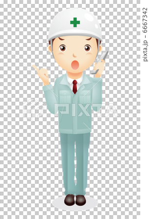 Work clothes male illustration 6667342