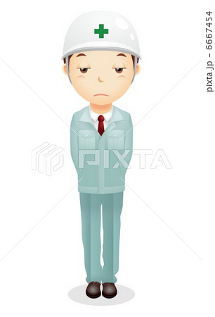 作業服の男性イラスト 6667454