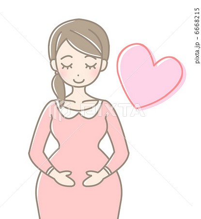 妊娠してる女性のイメージ 妊娠してる女性のイメージ 6668215