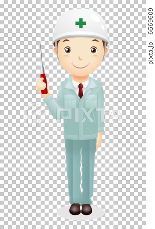 作業服の男性イラスト 6669609