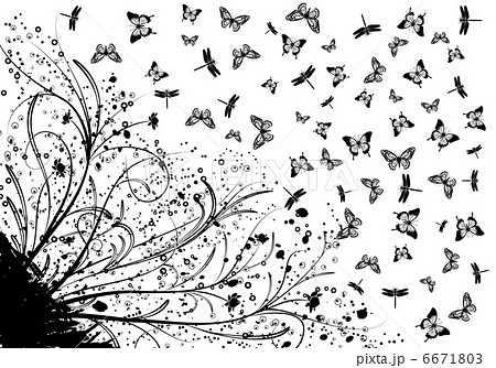 Grunge Floral Background Grunge Floral Background 6671803
