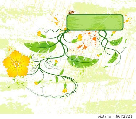 Abstract floral frame 6672821