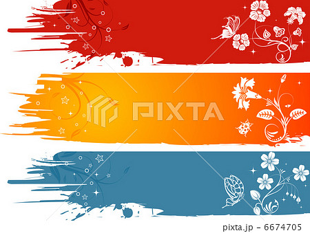 Grunge flower background 6674705