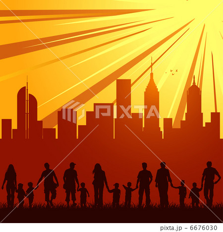 Collect family silhouettes Collect family silhouettes 6676030