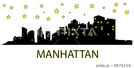Manhattan at night 6676218