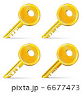 Set of Gold Keys 6677473