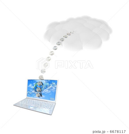 クラウドコンピュータ／雲からのアットマーク 6678117