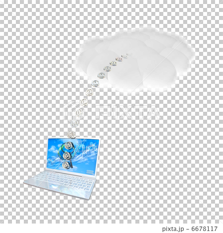 クラウドコンピュータ／雲からのアットマーク 6678117