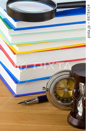 pile of books on wood pile of books on wood 6678414