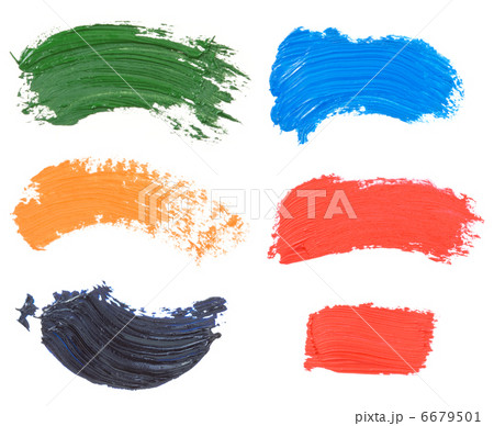 oil paint spot isolated on white 6679501