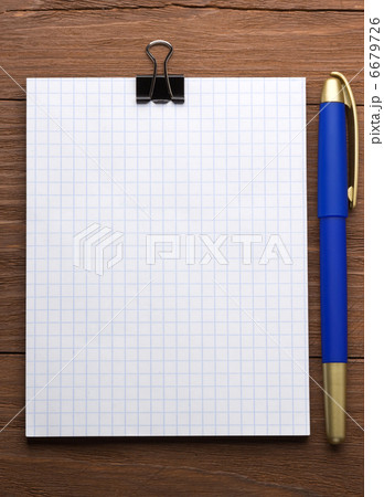 checked notepad and pen checked notepad and pen 6679726