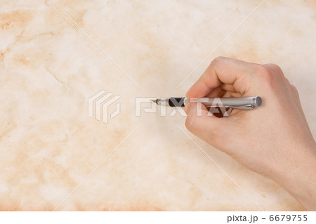 ink pen on paper 6679755