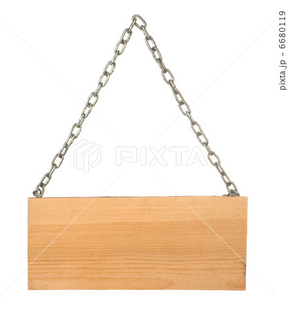 signboard isolated on white 6680119