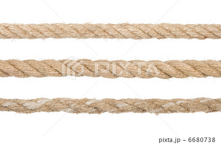ship ropes isolated on white 6680738