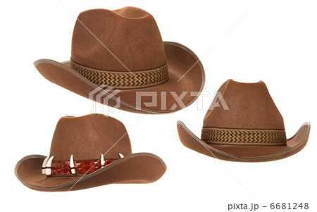 cowboy hat isolated on white 6681248