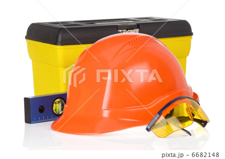 set of tools and instruments in toolbox 6682148