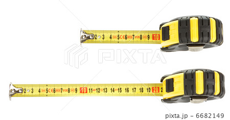 tape measure isolated on white tape measure isolated on white 6682149