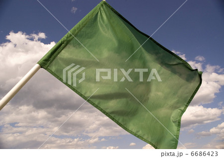 Green flag. 6686423
