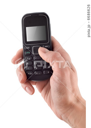 Mobile phone in hand 6686626