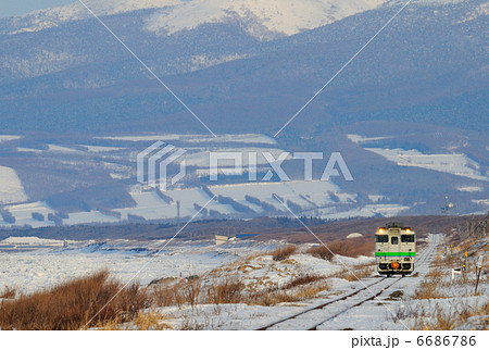 オホーツク海の列車 6686786