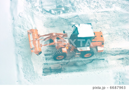 雪かき 雪かき 6687963