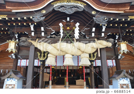 櫛田神社拝殿 櫛田神社拝殿 6688514