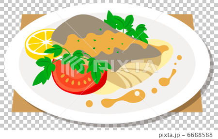 魚料理のイラスト素材 665 魚料理のイラスト素材 665
