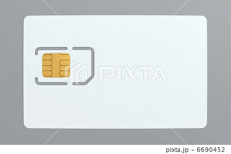 Blank simcard template 6690452