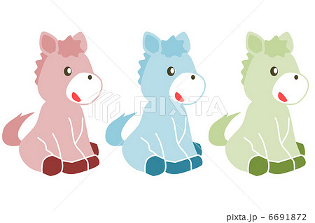 午の年賀素材 6691872