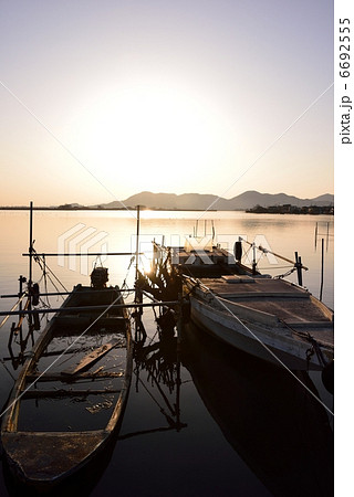 琵琶湖夕景 6692555