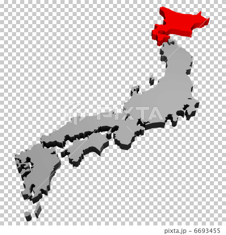 Japan map (Hokkaido) Japan map (Hokkaido) 6693455