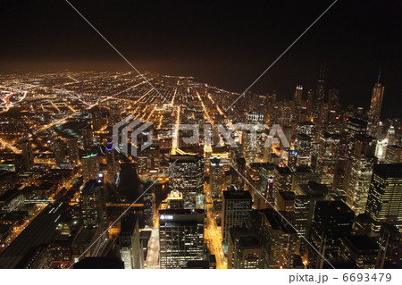 シカゴの夜景 6693479