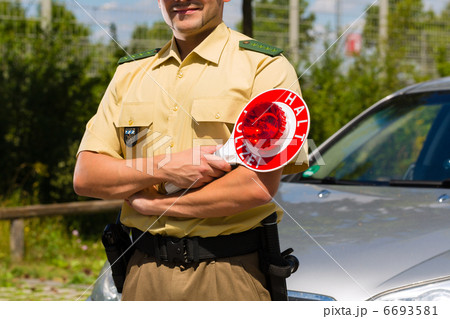 Police - policeman or cop stop car Police - policeman or cop stop car 6693581