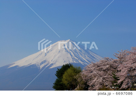 富士と桜 6697086