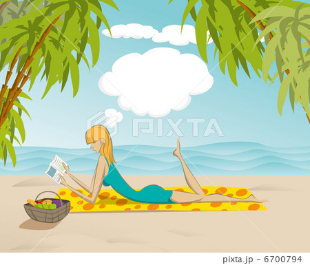 Woman Reading The Book 6700794