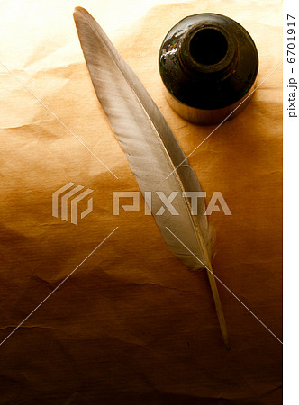 Feather and ink bottle Feather and ink bottle 6701917