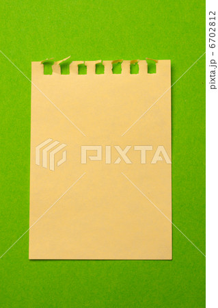 Sheet isolated on green 6702812