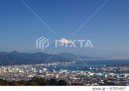 富士山と清水港 6705407