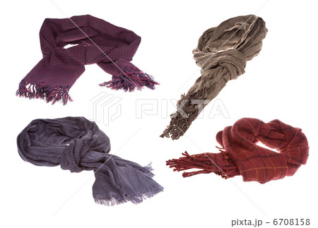 set with different scarfs 6708158
