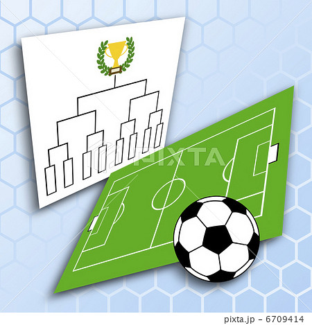 サッカー大会のトーナメント 6709414