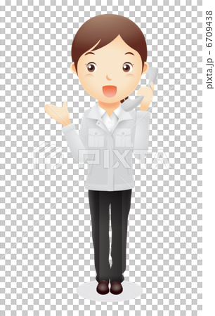 工作服女性例證 工作服女性例證 6709438